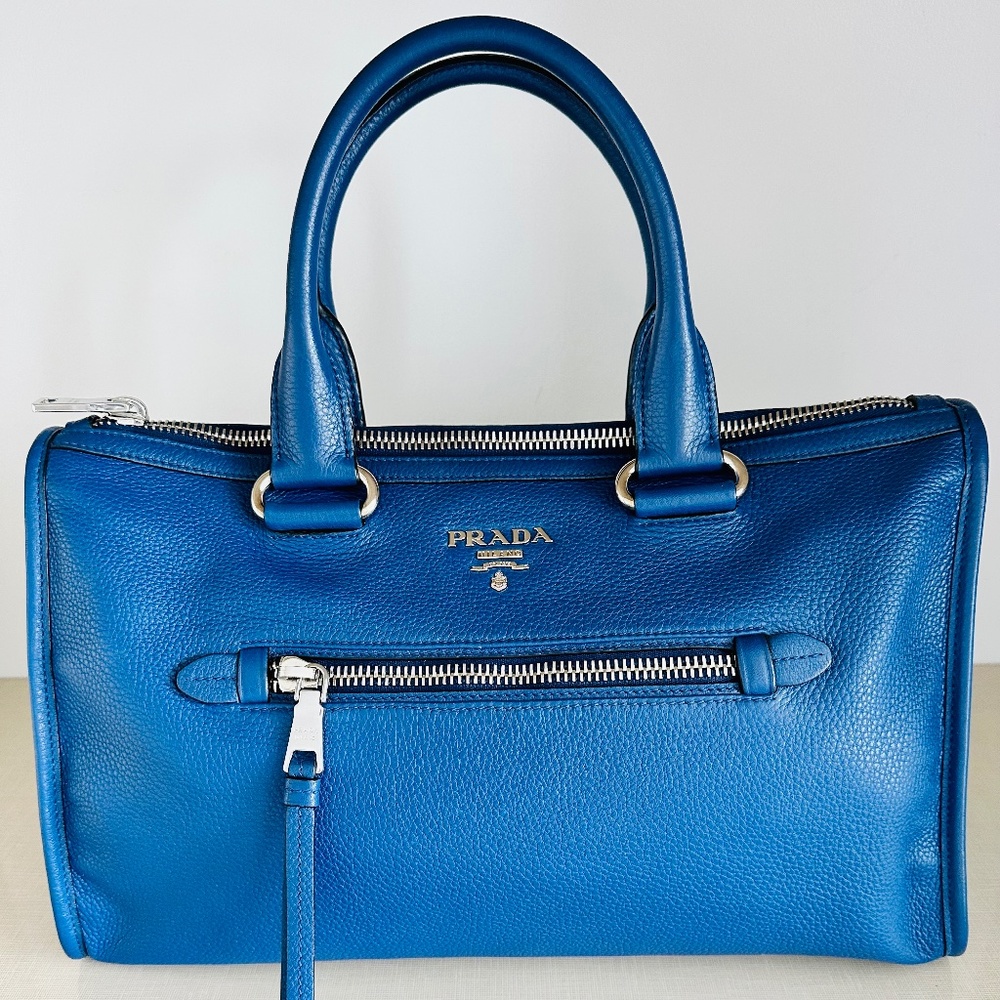 Prada Vitello Phenix Bluette